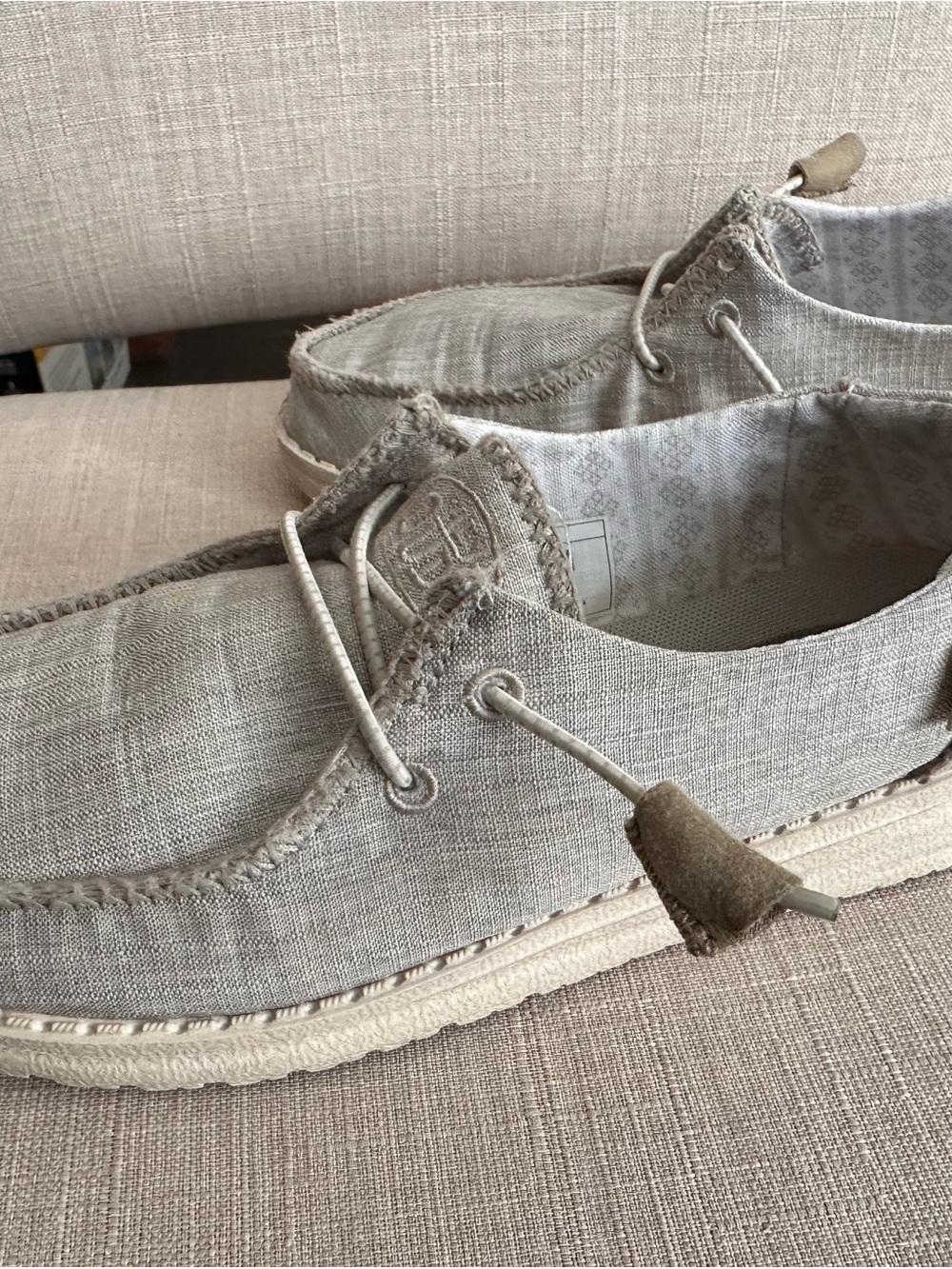 Hey Dude Women’s Gray Wendy Boho Stitch Casual Shoes